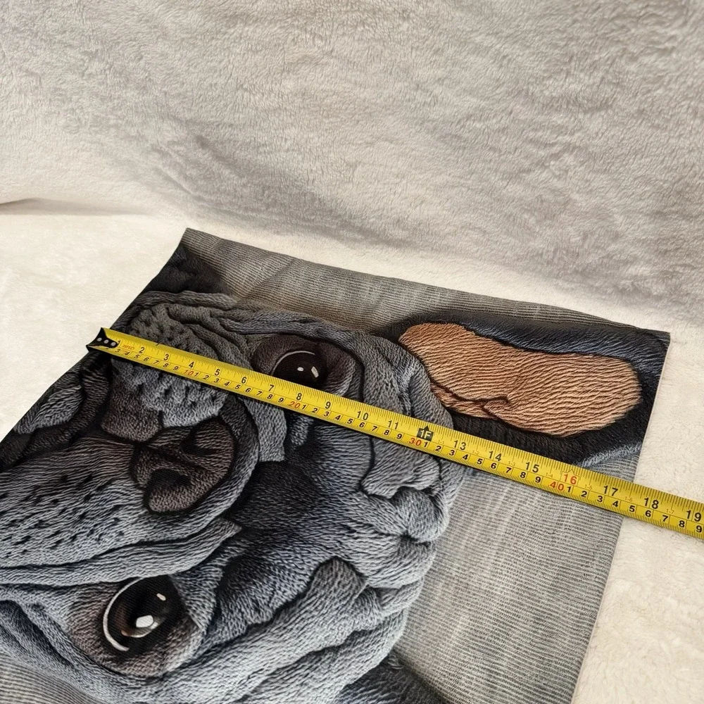 French Bulldog Pillow Cover Cute Frenchie 17.5